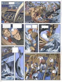 Colored original page, Le Passage de Vénus, Tome 1 (T.1), Jean-Paul Dethorey
