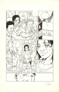 Planche noir et blanc, Nomad, Mémoire cache (T.5), Sylvain Savoia