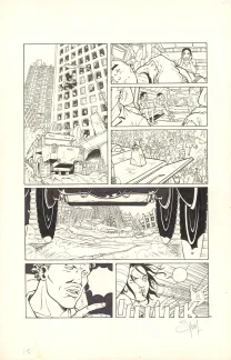 Planche noir et blanc, Nomad, Mémoire cache (T.5), Sylvain Savoia
