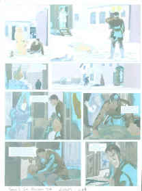 Mise en couleurs, Louis la Guigne, Le jour des faucons (T.4), Jean-Paul Dethorey