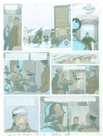 Mise en couleurs, Louis la Guigne, Le jour des faucons (T.4), Jean-Paul Dethorey