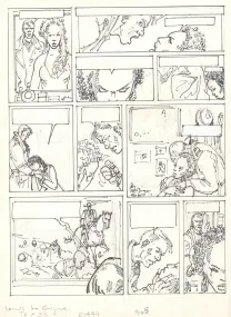 Black and white illustration, Louis la Guigne, Charleston (T.6), Jean-Paul Dethorey