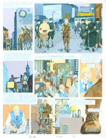 Mise en couleurs, Louis la Guigne, Le jour des faucons (T.4), Jean-Paul Dethorey