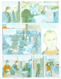 Color layout, Louis la Guigne, Un automne à Berlin (T.3), Jean-Paul Dethorey