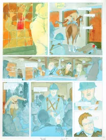 Color layout, Louis la Guigne, Un automne à Berlin (T.3), Jean-Paul Dethorey