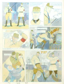 Color layout, Louis la Guigne, Un automne à Berlin (T.3), Jean-Paul Dethorey