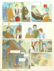 Color layout, Louis la Guigne, Un automne à Berlin (T.3), Jean-Paul Dethorey