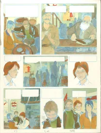 Color layout, Louis la Guigne, Un automne à Berlin (T.3), Jean-Paul Dethorey