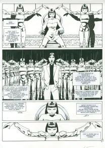 Black and white original page, Marie des Loups, Le sang des loups (T.3), Régis Penet