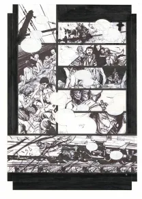Black and white original page, Après la guerre, Volume 1, Freddy Martin
