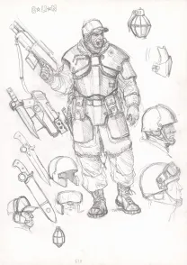 Sketch, Game AT 43, Karl Kopinski