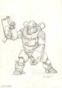 Sketch, Game AT 43, Karl Kopinski