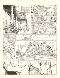 Planche noir et blanc, Le Cadet des Soupetard, La boucholeuse (T.2), Olivier Berlion