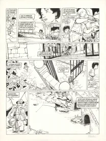 Planche noir et blanc, Le Cadet des Soupetard, Le moucheur (T.5), Olivier Berlion