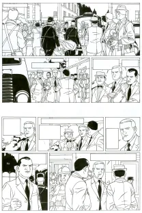 Black and white original page, Kaplan & Masson, La théorie du chaos (T.1), Jean-Christophe Thibert