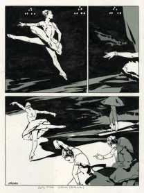 Planche noir et blanc, Gully Traver, Alex Varenne