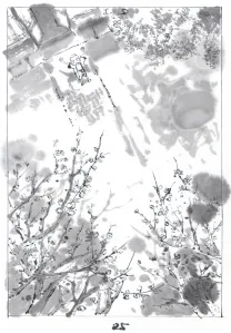 Black and white original page, La Voie de la sagesse, Le printemps de poussière (T.1), An Ji