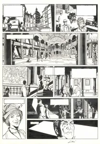 Planche noir et blanc, Sherlock Holmes & les vampires de Londres, L'appel du sang (T.1),  Laci