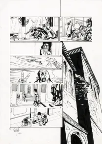 Planche noir et blanc, Assassin's Creed, Aquilus (T.2), Djillali Defali