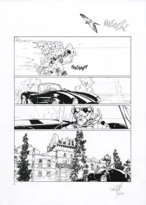 Planche noir et blanc, Assassin's Creed, Hawk (T.4), Djillali Defali
