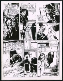 Black and white original page, Kogaratsu, Marc Michetz