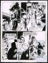 Black and white original page, Kogaratsu, Marc Michetz