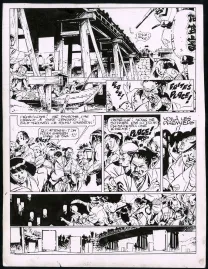 Black and white original page, Kogaratsu, Marc Michetz