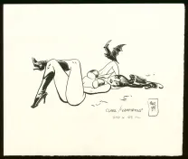 Black and white illustration, Jordi Bernet