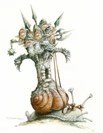 Colored illustration, L'heure des fées, Pascal Moguérou