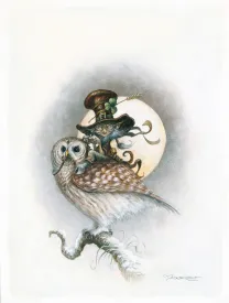 Illustration couleur, L'heure des fées, Pascal Moguérou