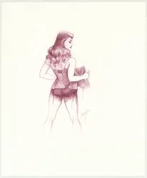 Illustration couleur, Pin-up Art, Maly Siri