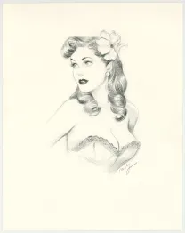 Illustration couleur, Pin-up Art, Maly Siri