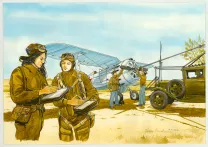 Colored illustration, Franz Zumstein