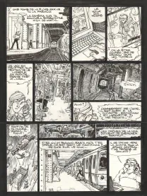 Planche noir et blanc, Soda, Résurrection (T.13),  Dan