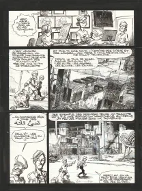 Planche noir et blanc, Soda, Résurrection (T.13),  Dan