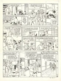 Planche noir et blanc, Blake et Mortimer, L'Étrange Rendez-vous (T.15), Ted Benoit