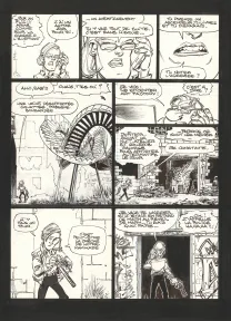 Planche noir et blanc, Soda, Résurrection (T.13),  Dan