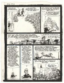 Planche noir et blanc, Soda, Résurrection (T.13),  Dan