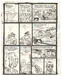 Planche noir et blanc, Soda, Résurrection (T.13),  Dan