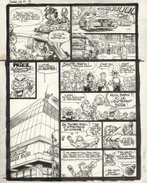 Planche noir et blanc, Soda, Résurrection (T.13),  Dan