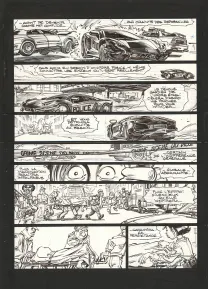 Planche noir et blanc, Soda, Résurrection (T.13),  Dan
