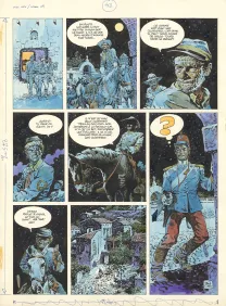Colored original page, Mac Coy, Un Nommé Mac Coy (T.2), Antonio Hernandez Palacios