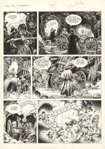 Black and white original page, Mac Coy, Les Collines de la peur (T.13), Antonio Hernandez Palacios