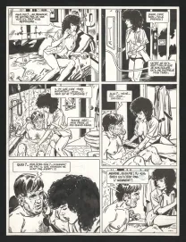 Black and white original page, Le Transperceneige - Snowpiercer, Le Transperceneige - Snowpiercer (T.1), Jean-Marc Rochette