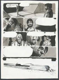Planche noir et blanc, Le Transperceneige - Snowpiercer, La Traversée (T.3), Jean-Marc Rochette