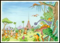 Illustration couleur, Mini-Loup, Philippe Matter