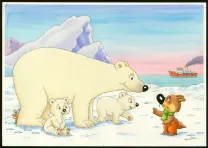 Illustration couleur, Mini-Loup, Philippe Matter