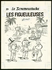 Cover, Le Scrameustache, Les Figueuleuses (T.19), Roland Gos