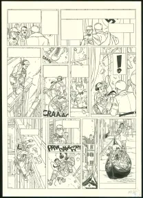 Planche noir et blanc, Kaplan & Masson, Il faut sauver Hitler (T.2), Jean-Christophe Thibert