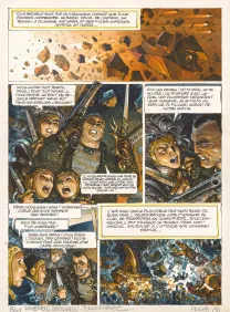 Colored original page, La Caste des Méta-Barons, Hors-série – La Maison des ancêtres, Juan Gimenez